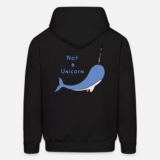 Narwhal hoodie with horn sales